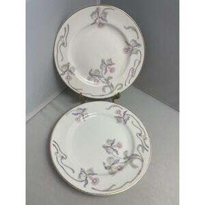 Rosenthal Continental ORCHID Pair of Bread and Butter Plates 6 1/8" Bavaria